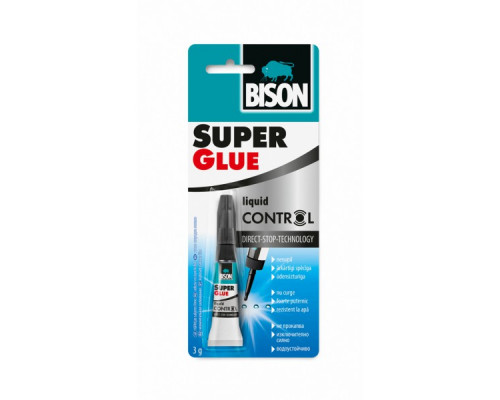 Супер клей Bison Super Glue Control с Дозатором 3гр