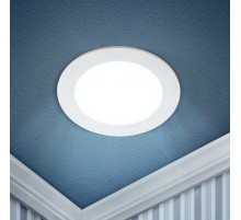 Светильник светодиодный встраиваемый downlight LED 1 18Вт 6500К белый круг | Б0019834 | ЭРА