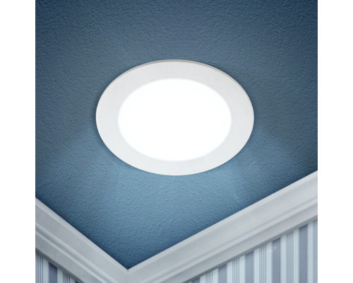Светильник светодиодный встраиваемый downlight LED 1 18Вт 6500К белый круг | Б0019834 | ЭРА
