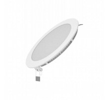 Светодиодный встраиваемый светильник ультратонкий круглый IP20 12W 4100K LEEK