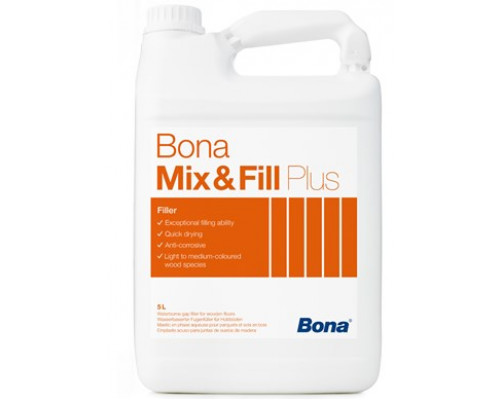 Связующее вещество на водной основе для получения Bona Mix&Fill Plus 5 л.
