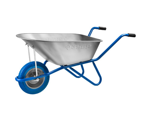 Тачка садово-строительная одноколесная ЗУБР ПТ-100 90 л. 180 кг. 39901