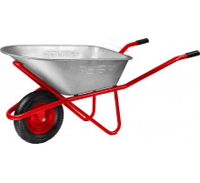 Тачка строительная одноколесная ЗУБР Т-12 90 л. 180 кг. 39960