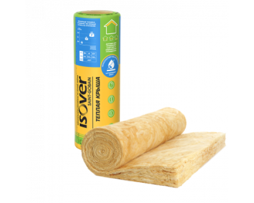 Теплоизоляционные маты ISOVER Теплая Крыша 150 х 1220 х 4000 мм. (4,88м2 / 0,732м3)