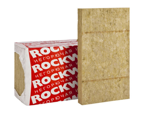 Теплоизоляционные плиты из каменной ваты Rockwool / Роквул Венти Баттс Д ОПТИМА 100х600х150 мм., 4 плит 2,4м2 / 0,36м3