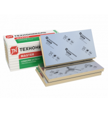 Теплоизоляционные плиты LOGICPIR Балкон 1200 х 600 х 20 мм., (8,64м2 / 0,1728м3) 12 плит, Технониколь Master