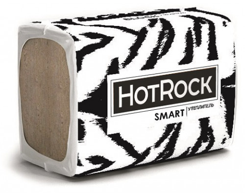 Теплоизоляция минераловатная HotRock Smart 1200 х 600 х 100 мм. 25 кг/м3 (2,88 м2 / 0,288 м3) 4 плит