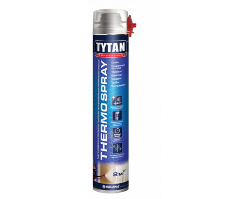 Теплоизоляция напыляемая профессиональная Tytan Professional Thermospray 870 мл.
