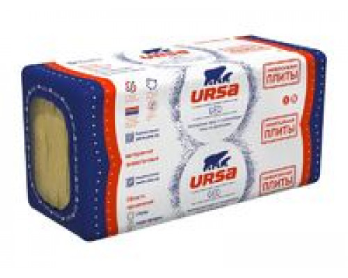 Теплоизоляция УРСА ГЕО / URSA GEO Универсальные плиты 1250х600х100 (3,75м2 / 0,375) 5 плит