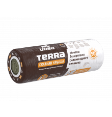 Теплоизоляция УРСА ТЕРРА / URSA TERRA 35 QN Скатная крыша 4500 х 1200 х 100 мм. (5,4м2 / 0,54м3)