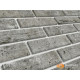 Термопанель фасадная керамическая ППС BestPoint Exclusive 1025 x 455 х 100 мм. Cement Dark 0,47 м2.