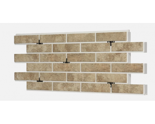 Термопанель фасадная керамическая ППС BestPoint Exclusive 1025 x 455 х 100 мм. Hard Stone 0,47 м2.