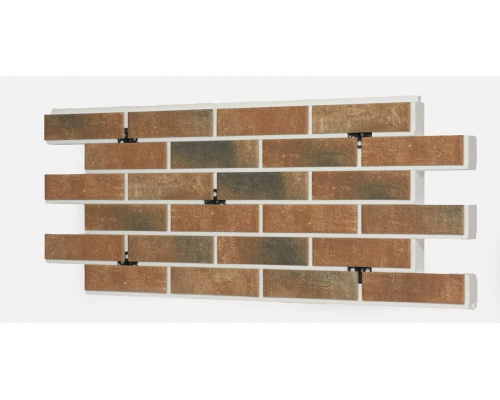 Термопанель фасадная керамическая ППС BestPoint Loft Brick 1025 x 455 х 100 мм. Chili 0,47 м2.
