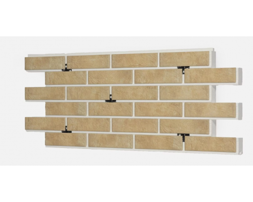 Термопанель фасадная керамическая ППС BestPoint Loft Brick 1025 x 455 х 100 мм. Salt 0,47 м2.
