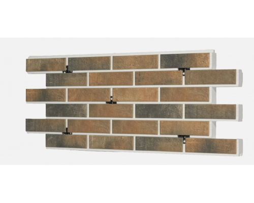 Термопанель фасадная керамическая ППС BestPoint Loft Brick 1025 x 455 х 60 мм. Cardamon 0,47 м2.