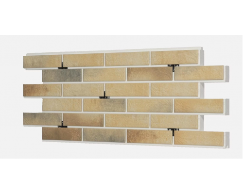 Термопанель фасадная керамическая ППС BestPoint Loft Brick 1025 x 455 х 60 мм. Masala 0,47 м2.