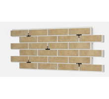 Термопанель фасадная керамическая ППС BestPoint Loft Brick 1025 x 455 х 60 мм. Salt 0,47 м2.