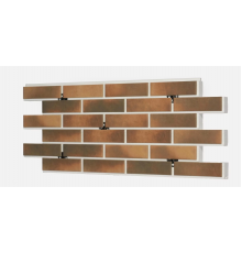 Термопанель фасадная керамическая ППС BestPoint Retro Brick 1025 x 455 х 50 мм. Curry 0,47 м2.