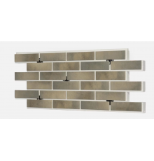 Термопанель фасадная керамическая ППС BestPoint Retro Brick 1025 x 455 х 50 мм. Pepper 0,47 м2.