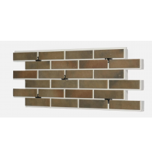 Термопанель фасадная керамическая ППС BestPoint Retro Brick 1025 x 455 х 80 мм. Cardamon 0,47 м2.