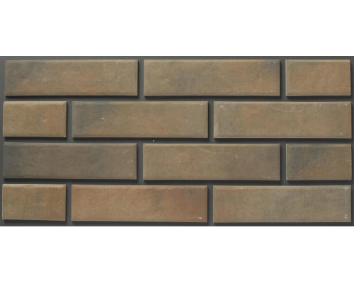 Термопанель фасадная керамическая ППС BestPoint Retro Brick 1025 x 455 х 80 мм. Cardamon 0,47 м2.