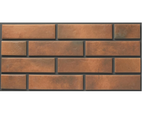 Термопанель фасадная керамическая ППС BestPoint Retro Brick 1025 x 455 х 80 мм. Chili 0,47 м2.