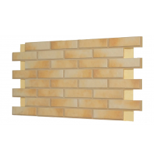 Термопанель фасадная керамическая ППУ BestPoint Retro Brick 1028 x 616 х 65 мм. Salt 0,62 м2.