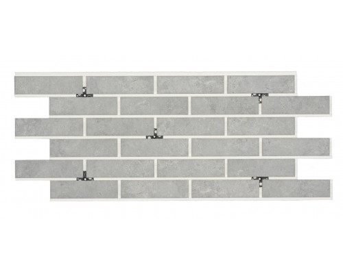 Термопанель угловая керамическая ППС BestPoint Exclusive 115 х 236 х 456 х 50 мм. Cement Gray