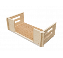 Терраса прямая из мини-бруса Техониколь 1,5 х 5 м.