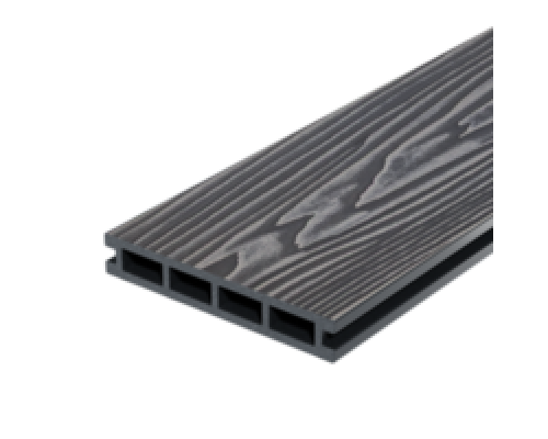 Террасная доска Decking Country Графит (Жженый Кедр) 150 х 24 х 3000 мм. 0,45 м2