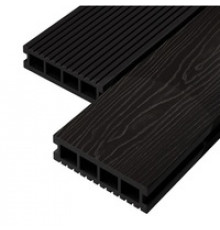 Террасная доска Decking Urban Графит (Жженый Кедр) 150 х 24 х 4000 мм. 0,6 м2