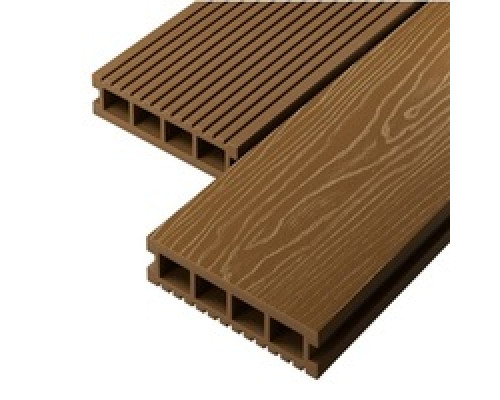 Террасная доска Decking Urban Орех (Медовый Клен) 150 х 24 х 4000 мм. 0,6 м2
