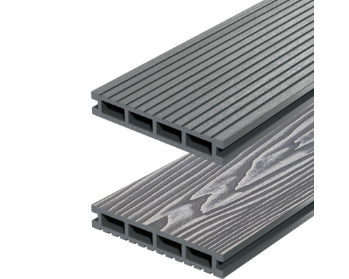 Террасная доска Decking Urban Серый (Дымчатый Дуб) 150 х 24 х 3000 мм. 0,45 м2