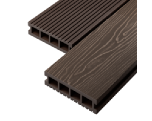 Террасная доска Decking Urban Венге (Темный Орех) 150 х 24 х 3000 мм. 0,45 м2