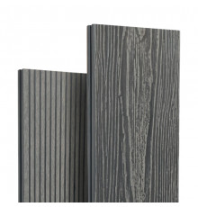 Террасная доска EasyDecking Вуд-Икс 146 х 23 х 3010 мм. Серый Микс