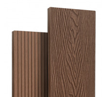 Террасная доска EasyDecking Вуд-Икс 146 х 23 х 4010 мм. Коричневый