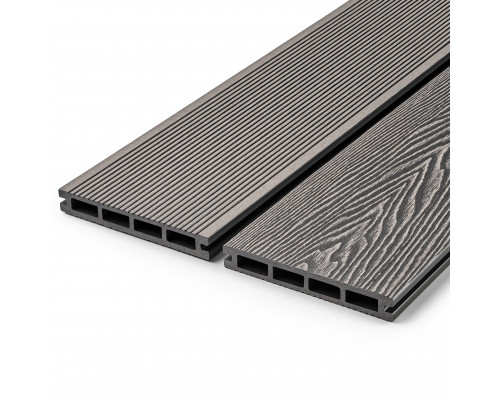 Террасная доска EasyDecking Вуд-Икс Старт 146 х 21 х 3010 мм. Серый