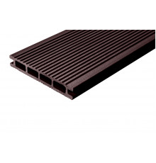 Террасная доска из ДПК Darvolex шовная 150 x 23,5 x 4000 мм. Венге