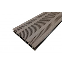 Террасная доска из ДПК Ecodeck шовная 165 x 23,5 x 6000 мм. Венге