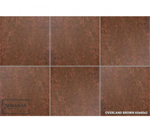 Террасные пластины Terraslab Overland Brown 600 х 600 х 20 мм. 0,36 м2
