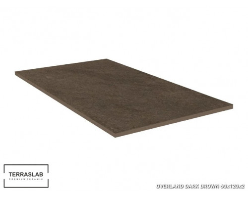 Террасные пластины Terraslab Overland Dark Brown 600 х 1200 х 20 мм. 0,72 м2