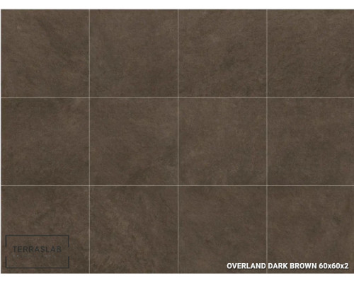 Террасные пластины Terraslab Overland Dark Brown 600 х 600 х 20 мм. 0,36 м2
