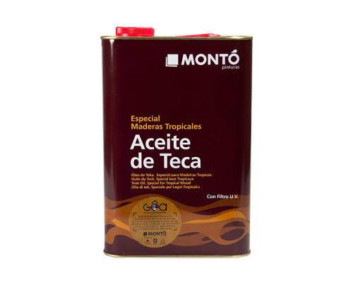 Тиковое масло для древесины Monto ACEITE DE TECA DE прозрачный 0,75 л.