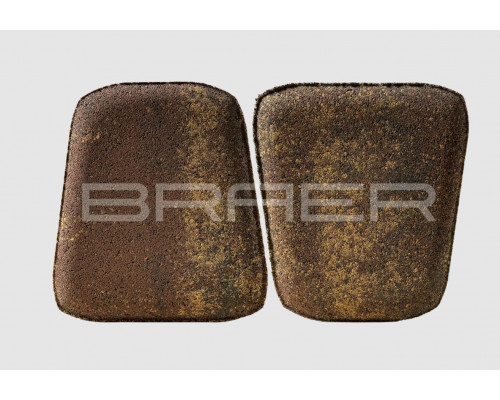 Тротуарная плитка BRAER Классико круговая Color Mix Мальва 60 мм.