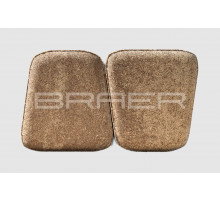 Тротуарная плитка BRAER Классико круговая Color Mix Миндаль 60 мм.