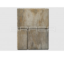 Тротуарная плитка BRAER Мозаика Color Mix Песчаник 60 мм.