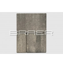 Тротуарная плитка BRAER Мозаика Color Mix Туман 60 мм.