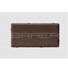 Тротуарная плитка BRAER Прямоугольник Коричневый 60 мм.