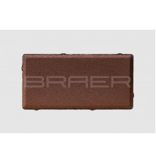 Тротуарная плитка BRAER Прямоугольник Красный 60 мм.
