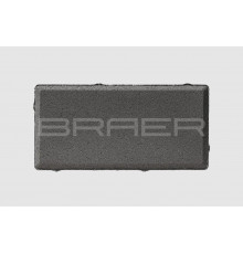 Тротуарная плитка BRAER Прямоугольник Серый 80 мм.